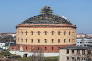  Das Gasometer Nord wird aufwändig saniert - es soll künftig als Veranstaltungsstätte dienen. 