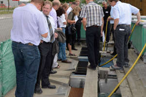  Hauraton-Drainfix Clean-Versuchsanlage in Augsburg 