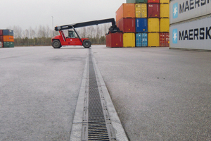  Am BMW Standort Wackersdorf musste die Entwässerung den besonders hohen Radlasten von Container-Staplern standhalten 