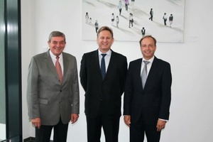  Der neue Beirat: Michael von Bartenwerffer, Hartmut Ostrowski (Vorsitz), Joachim Dallwig (v.l.) 