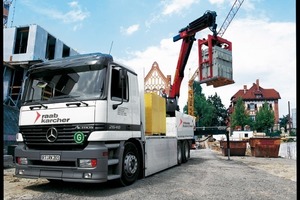  Heute schätzen Kunden vor allem die terminge-naue Lieferung von BaustoffenFotos: Raab Karcher 