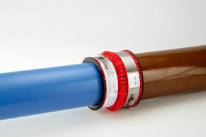  Bild 4: VPC Rohrkupplung: sichere Verbindung von Rohren aus gleichen oder verschiedenen Werkstoffen 