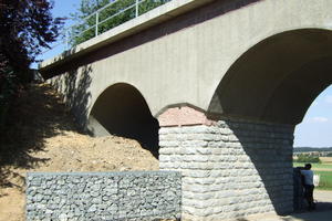  Die sanierte Brücke mit neuer Spritzbetonschale 