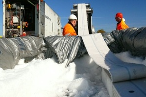  Eiskalt: Insituform-Liner vor dem Einbau 