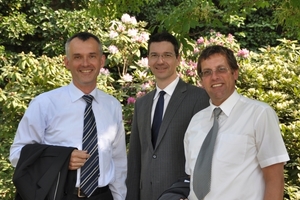  Die Geschäftsführung der Kann Holding: (v. l. n. r.), Dr. Matthias Liersch, Jan Geenen (Sprecher), Paul-Horst Kann 