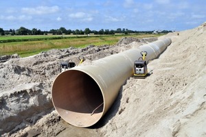  Der neue Staukanal im Bau 