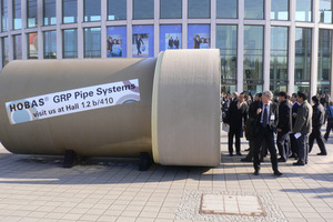  Auch 2011 stellt sich Hobas wieder auf der internationalen Fachmesse für Wasser und Abwasser, der Wasser Berlin, dem Fachpublikum vor
Fotos: Hobas 