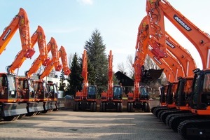  Doosan-Bagger für Theisen 