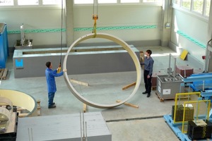  Hobas ist in der Lage, Tests mit Rohren eines Durchmessers von bis zu 4000 mm durchzuführen  
