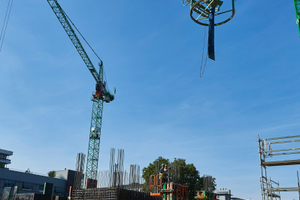  Alle Außenstützen im EG mit einem Durchmesser von 50 cm wurden in Beton C35/45 gefertigt.  