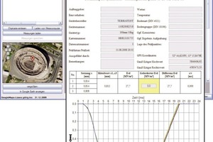  Die Software „Terratest“ erlaubt eine besonders anwenderfreundliche Auswertung und Dokumentation der Messungen 