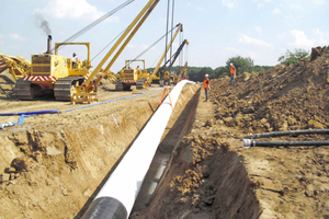  Bau der Gashochdruckleitung (DN 800) zwischen der Obertageanlage in Peckensen und dem Netzkopplungspunkt Steinitz der ONTRAS-VNG Gastransport GmbH 