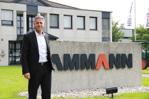  Bernd Holz, Geschäftsführer der Ammann Verdichtung GmbH und Ammann Vertriebsdirektor für die Region Europa (Nord). 