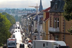  Blick auf die Parkstraße, deren Kanäle fast durchgängig durch GFK-Schlauchliner  saniert wurden 