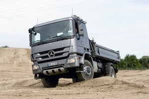  5 Weltpremiere auf der IAA 2008: Der neue Actros Bau speziell für den Einsatz im BaugewerbeFoto: Mercedes-Benz 