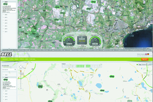  New look and feel: Die neue Generation von Bells satellitengestütztem Flottenmanagement Fleetm@tic gewährleistet die intuitive Nutzung umfassenden Internet-Daten und -werkzeuge von der ersten Minute an 