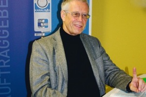  Dr. -Ing. Helmuth Friede, Geschäftsführer der Gütegemeinschaft Güteschutz KanalbauFotos: tis 