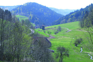  1 Im äußersten Südwesten Deutschlands liegt das kleine Wiesental; hier im Naturschutzgebiet „Belchen“ im Schwarzwald wurden zwei Wasserleitungen sowie eine Wasserleitung kostensparend gemeinsam in einem Graben verlegt 