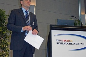  Eröffnung des 8. Deutschen Schölauchlinertahges durch Gastgeber und TAH-Geschäftsführer Dr. Igor Borovsky 