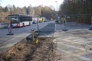  Eine Straßenbaumaßnahme an der Max-Reichpietsch-Straße 