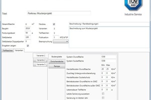  Eingabemaske des Life-Cycle-Cost-Rechners: Sowohl Nutzungsart und -intensität spielen eine Rolle, als auch die Umgebungsbedingungen.  