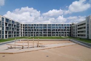  Der erste Bauabschnitt des Avila-Carrés auf dem Alten Berliner Schlachthof – „Haus Elija“ – wurde im Juni 2009 fertiggestellt 